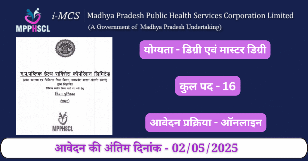 MPPHSCL Vacancy - MP Job Notification